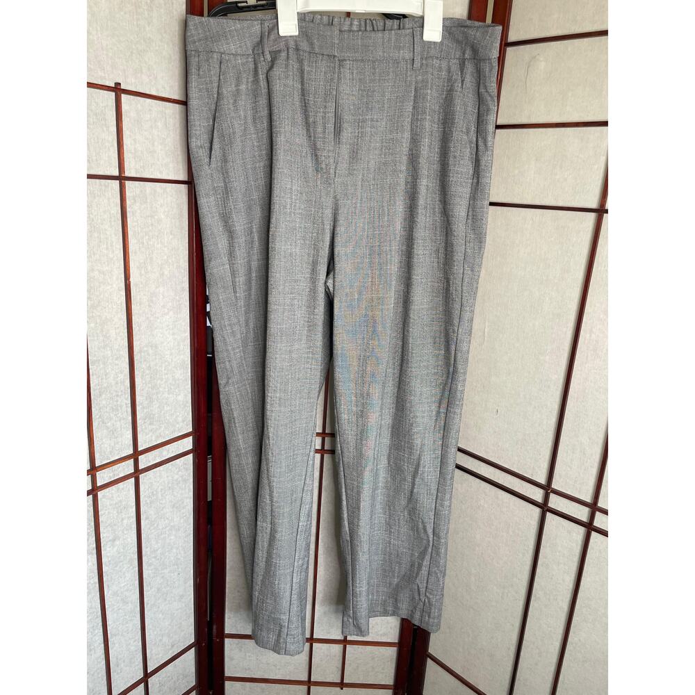 Old Navy Gray Wide Leg High Waisted Linen Blend Pants XL - Picture 4 of 11